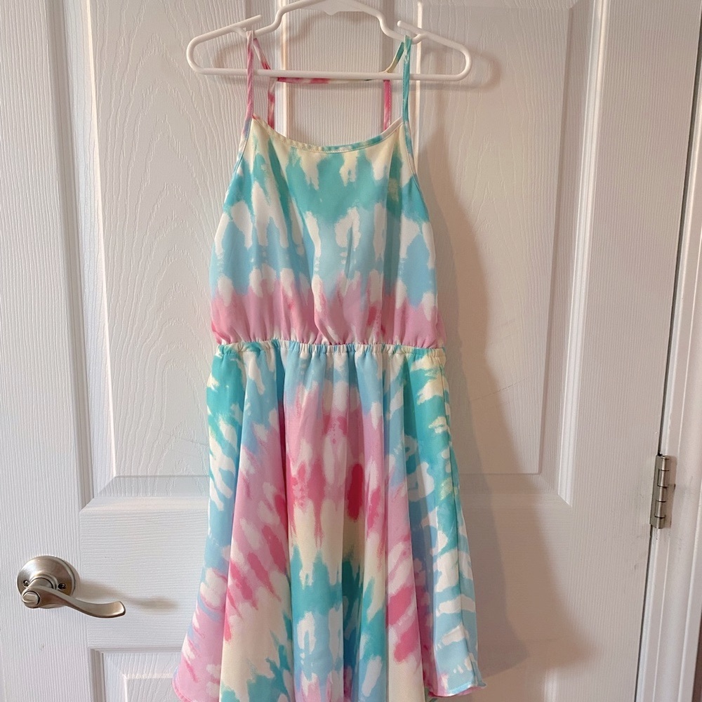 Children’s Place Multicolor Tie Dye Girls Dress 7/8